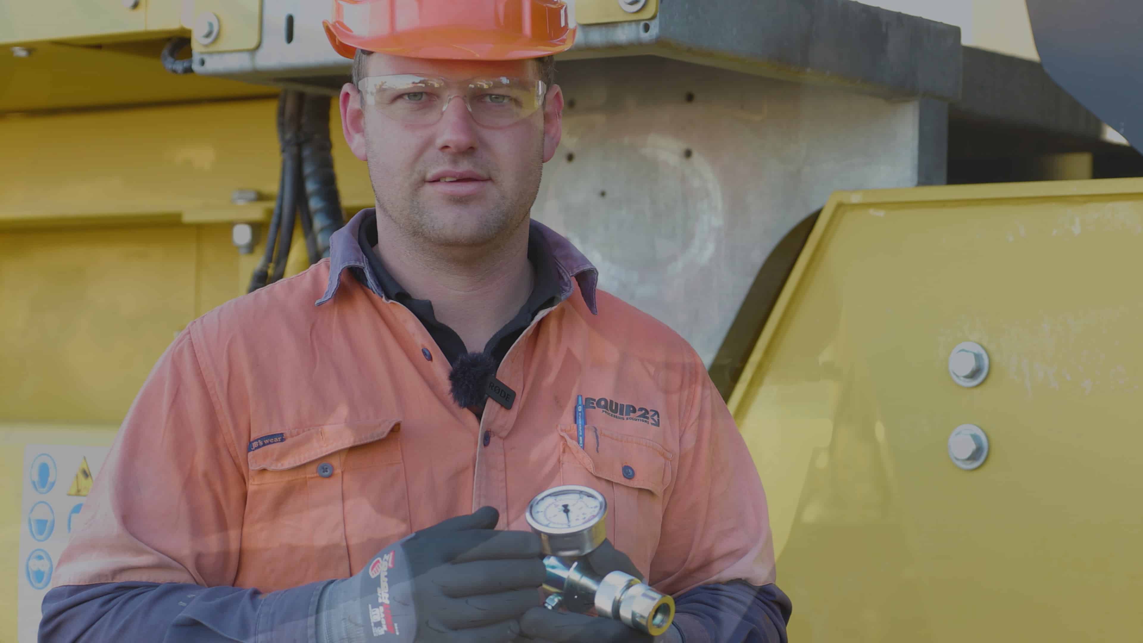 How to check your Keestrack BSeries Accumulator Pressure Videos Equip2